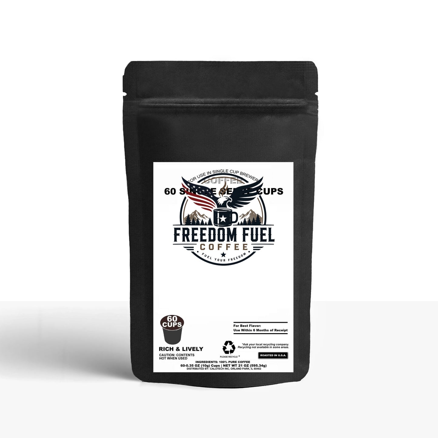 60 Pack Single Serve Coffee Capsules